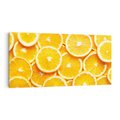 Obraz na płótnie 140x70 - Wyrazista moc pomarańczy - pomarańcze, owoce