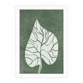 Plakat bez ramy 50x70 - Migotliwe Wnętrze Zieleni - zielony plakat, roślinne motywy