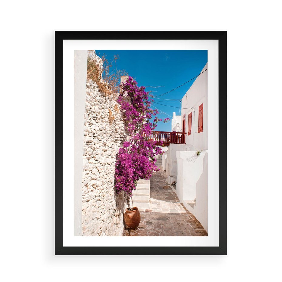 Plakat w ramie 50x70 - Chorwackie Wakacje - Chorwacja, wakacje - rama czarna