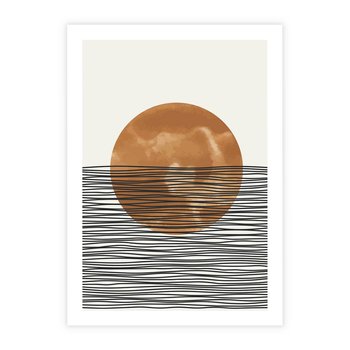 Plakat bez ramy 21x30 - Okrąg Mocy - boho obraz, geometria