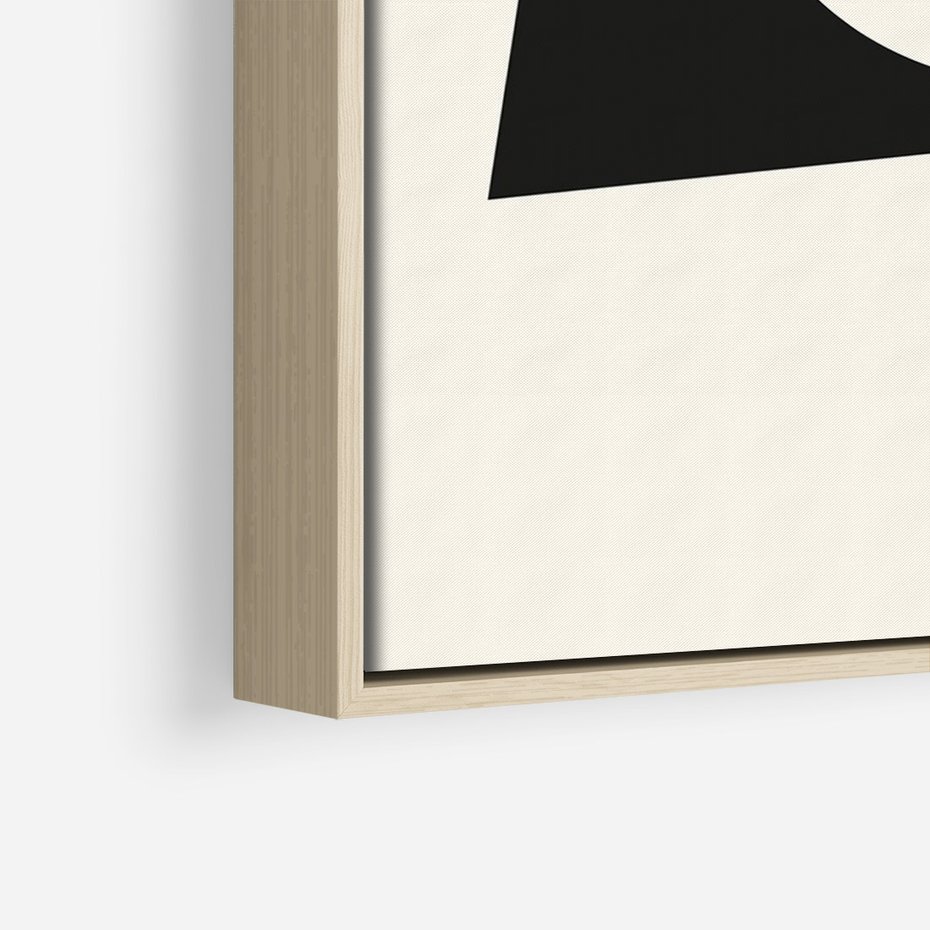 Obraz w ramie 80x120 - Tajemnicze Spektrum - abstrakcyjne kształty, geometria - rama drewno