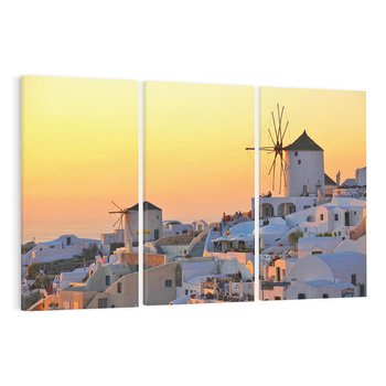 Obraz na płótnie 120x80 - magia greckiej wyspy - Grecja, Santorini