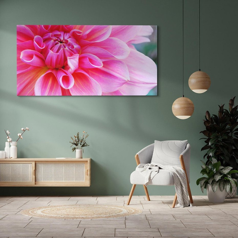 Obraz na płótnie 140x70 - Kwiatowy taniec różnorodność natury - kwiat, kwiaty