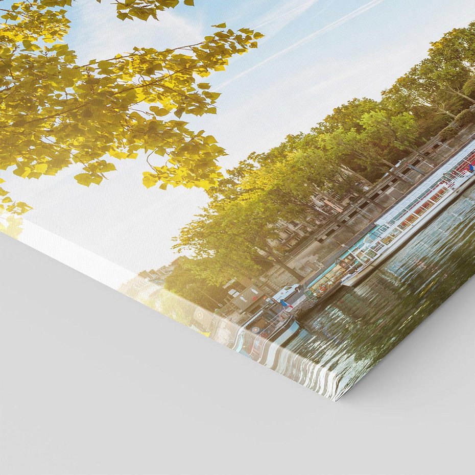 Obraz na płótnie 100x70 - Romantyczny Paryż pod Wieżą Eiffla - Paryż, Wieża