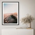 Plakat bez ramy 30x40 - Błogie Chwile na Plaży - plaża, zachód słońca wakacje