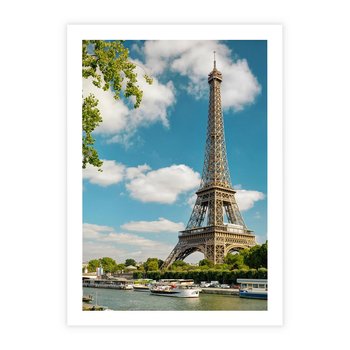 Plakat bez ramy 21x30 - Paryż Eiffla - Paryż, Eiffla