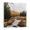 Obraz na płótnie 60x60 - W Górskiej Dolinie - artystyczna fotografia, las
