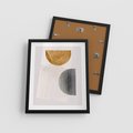 Plakat w ramie 40x50 - Nowoczesna Sztuka Geometrii - nowoczesna sztuka, modern - rama czarna