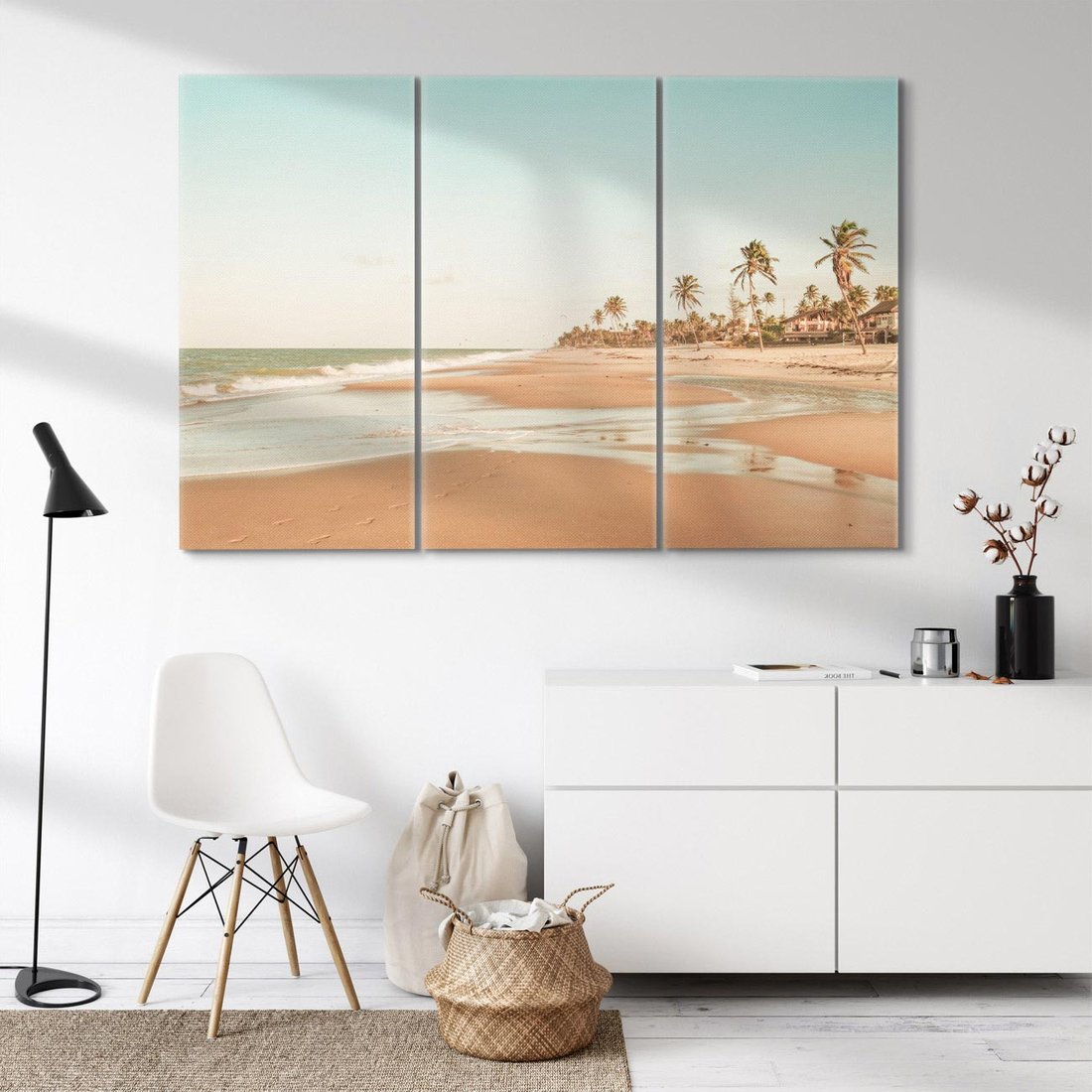 Obraz na płótnie 120x80 - Ukojenie na Plaży - fotografia, rajska plaża