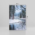 Obraz na płótnie 50x70 - Śnieżne cuda - zima, las