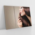 Obraz na płótnie 120x80 - Piękno fryzury - włosy, fryzura
