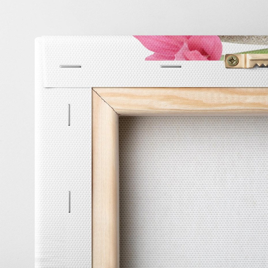 Obraz na płótnie 30x30 - Kwiatowe japońskie spa - japońskie, spa