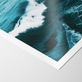 Plakat bez ramy 40x50 - Wibracje Oceanu - turkusowy ocean, fale