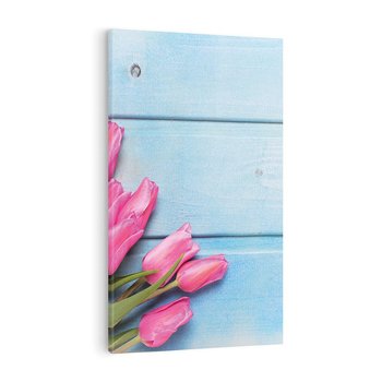Obraz na płótnie 80x120 - Piękno w pełnym rozkwicie - kwiaty, tulipany