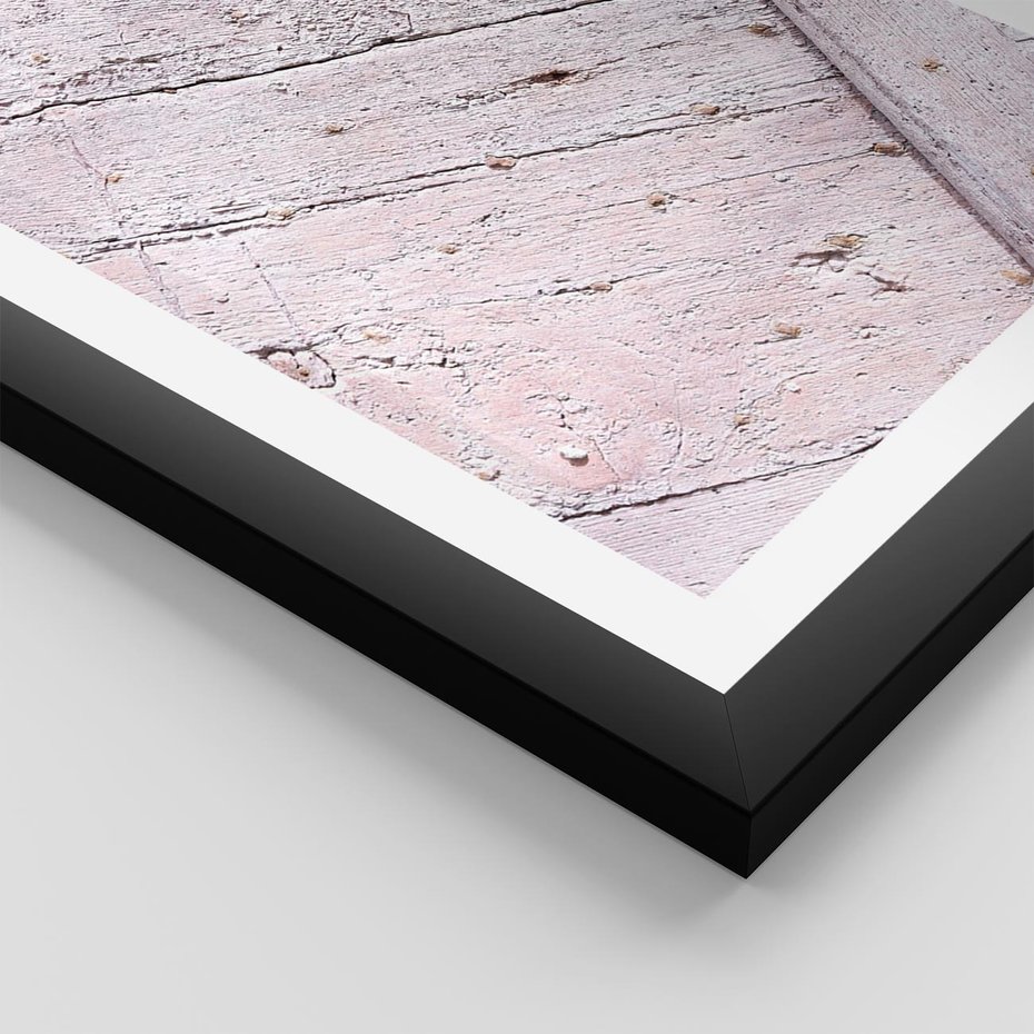 Plakat w ramie 50x70 - Nowoczesna Elegancja - beton, struktura - rama czarna
