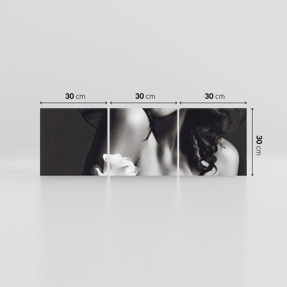 Obraz na płótnie 90x30 - Piękno kobiecego aktu uchwycone - kobieta, akt