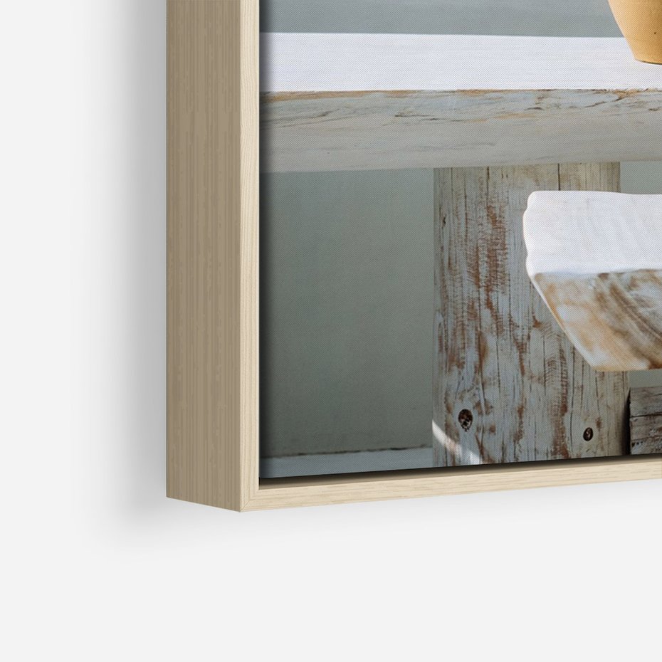 Obraz w ramie 50x70 - Uroki Santorini - Santorini, Grecja - rama drewno