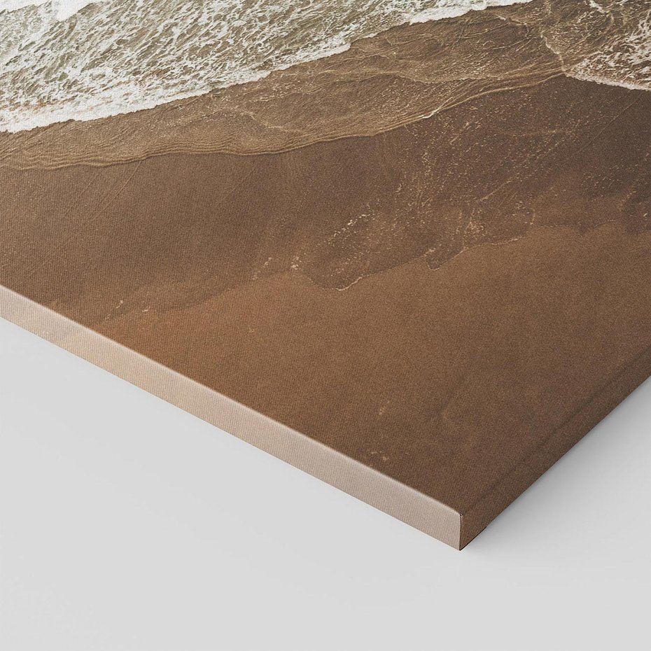 Obraz na płótnie 50x50 - Spokój nad plażą - plaża, morze