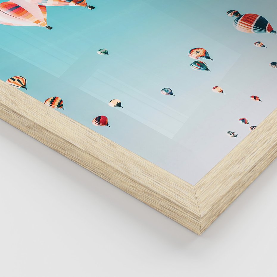 Zestaw obrazy w ramie 40x50 galeria - Surfing, Floryda, balony - rama drewno