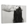 Obraz na płótnie 70x50 - Piękno włosów kobiety w ruchu - włosy, piękno