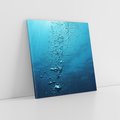 Obraz na płótnie 70x70 - Gra Bąbelków - woda, bąbelki