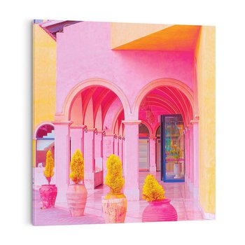 Obraz na płótnie 40x40 - Marokańskie pastele - marokański, pastele