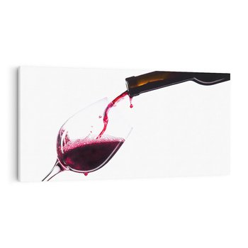 Obraz na płótnie 120x60 - Radość w smaku wina - wino