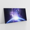 Obraz na płótnie 120x60 - Podróż w kosmiczną przestrzeń - kosmos, ziemia