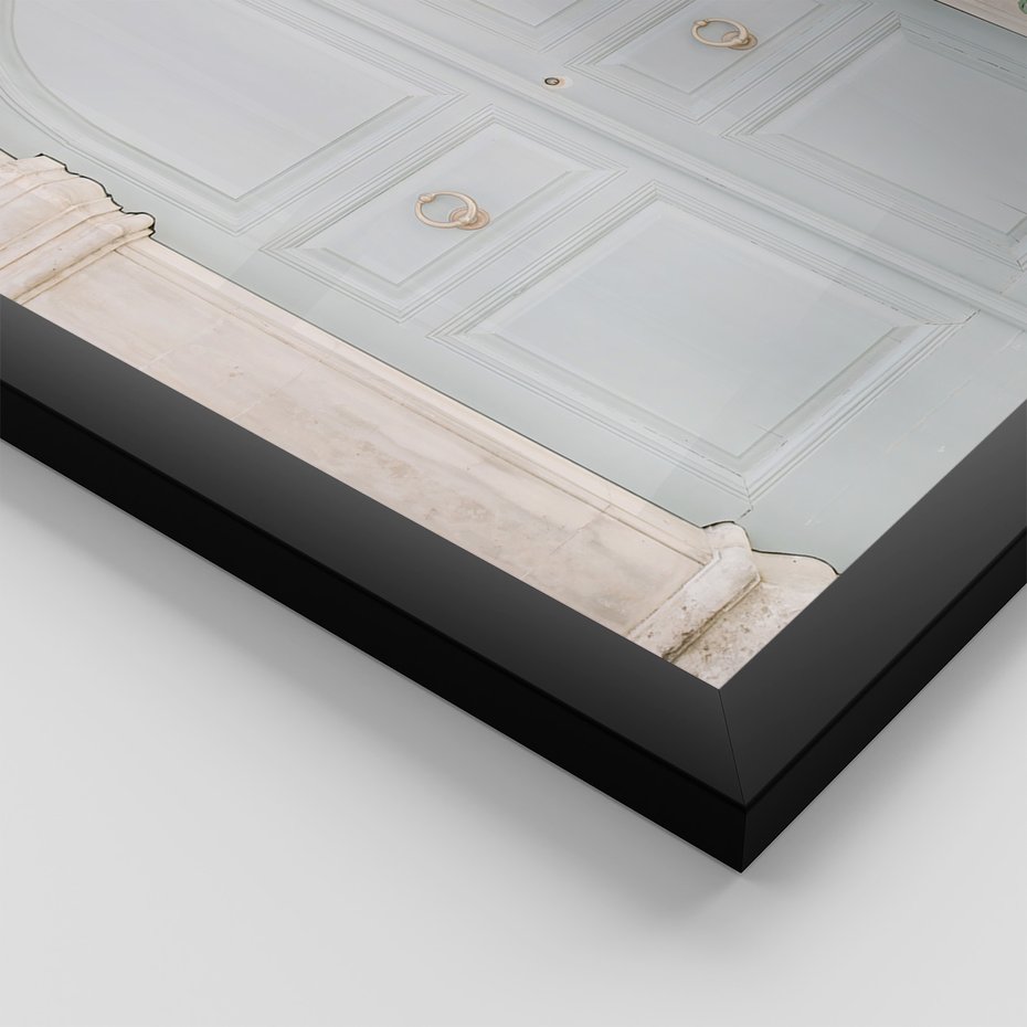 Zestaw obrazy w ramie 30x40 galeria - Podróże, wakacje, typografia, Włochy - rama czarna