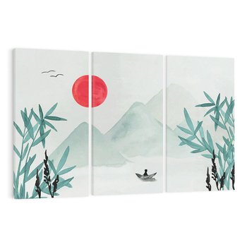 Obraz na płótnie 120x80 - Zaklęte Wzgórza - krajobraz, japonia