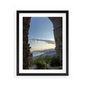Plakat w ramie 40x50 - Pejzaż w perspektywie - pejzaż, perspektywa - rama czarna
