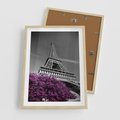 Plakat w ramie 50x70 - Urok Eiffla w Paryżu - Eiffla, Paryż - rama drewno