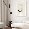 Plakat bez ramy 30x40 - Elegancja Kobiecej Formy - nowoczesna sztuka kobieca, plakat