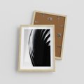 Plakat w ramie 30x40 - Awangarda w Kontraście - architektura, nowoczesne formy - rama drewno