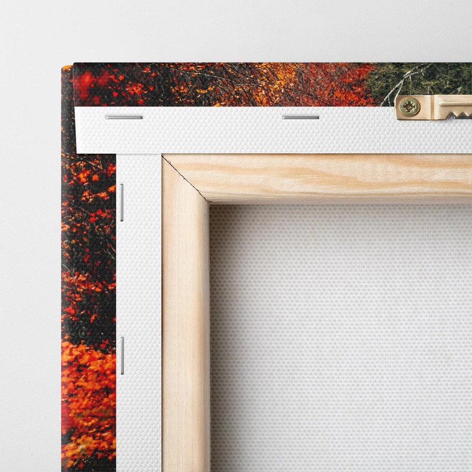 Obraz na płótnie 80x80 - Jesienne Podróżowanie - fotografia, jesień