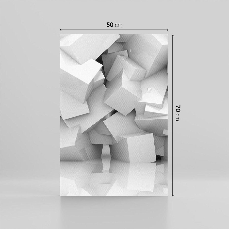 Obraz na płótnie 50x70 - Odkryj niezwykłą formę - 3D, abstrakcja