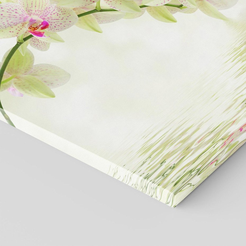 Obraz na płótnie 80x80 - Orchidea w Spa - orchidea, kwiaty