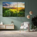 Obraz na płótnie 120x80 - Bliskość Natury - góry, łąka