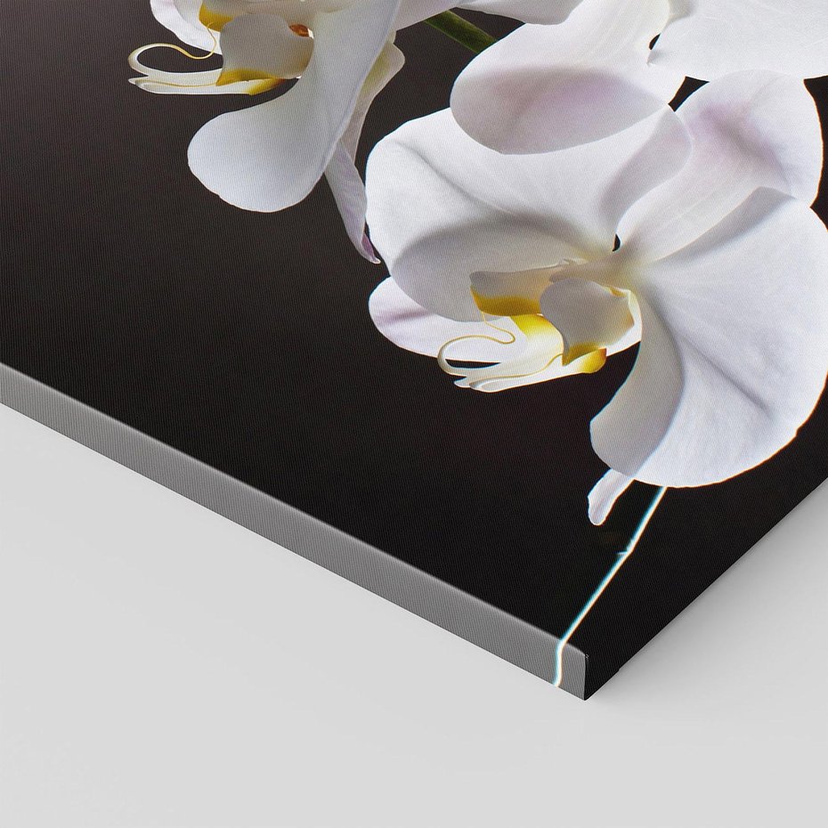 Obraz na płótnie 50x70 - SPA: harmonia z kwiatami - spa, kwiaty