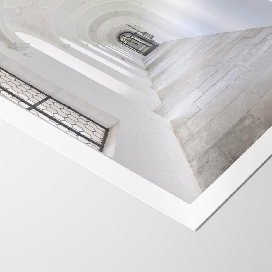 Plakat bez ramy 40x50 - Architektoniczne Przejście - architektura, korytarz