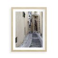 Plakat w ramie 40x50 - Uroki Włoskiej Uliczki - włoska, uliczka - rama drewno