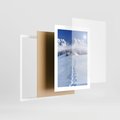 Plakat w ramie 30x40 - Magia zimowych gór - zima, góry - rama biała