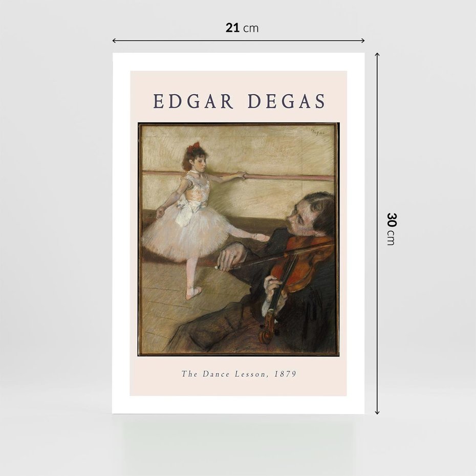 Plakat bez ramy 21x30 - Klasyka Baletu - Edgar Degas, reprodukcja obrazu
