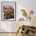 Plakat bez ramy 30x40 - Tropikalna Harmonia - palma, liście palmy