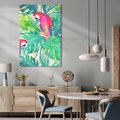 Obraz na płótnie 70x100 - Egzotyczna Przygoda - tropikalne, liście