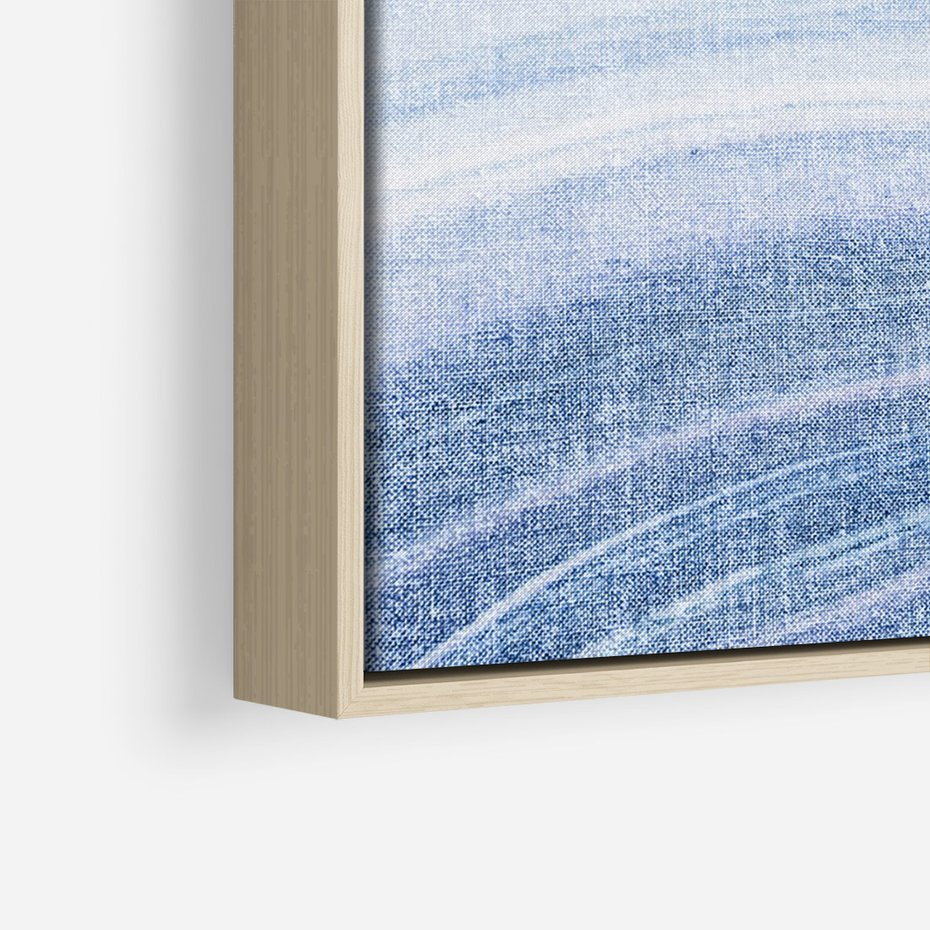 Obraz w ramie 80x120 - Abstrakcyjna akwarela - abstrakcja, akwarela - rama drewno