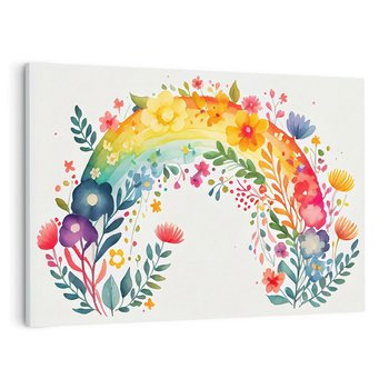 Obraz na płótnie 70x50 - Świat Kolorów - obraz pokój dziecka, dziewczynki