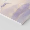 Obraz na płótnie 70x50 - Ruchoma cisza widzenia - akwarela, subtelene