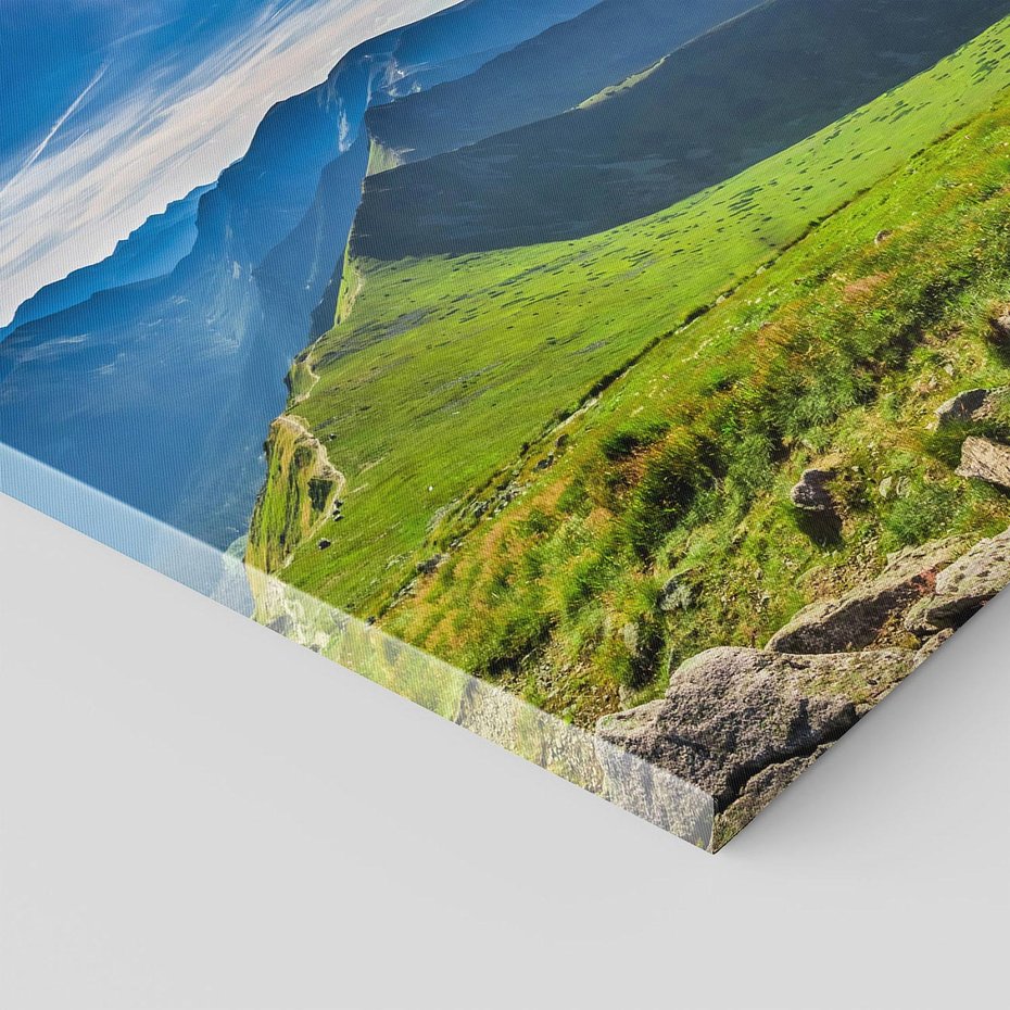 Obraz na płótnie 70x70 - Górska majestatyczność - tatry, góry