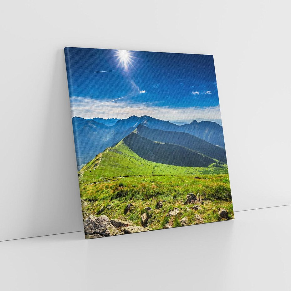 Obraz na płótnie 70x70 - Górska majestatyczność - tatry, góry